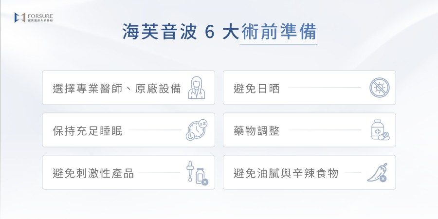 海芙音波 6 大術前準備